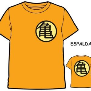 Dragon Ball Naranja Logo - Talla 12