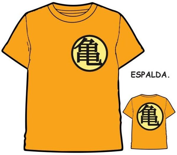 Dragon Ball Naranja Logo - Talla 12