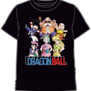 Dragon Ball 3 y 3 Personajes Negro - Talla XXL