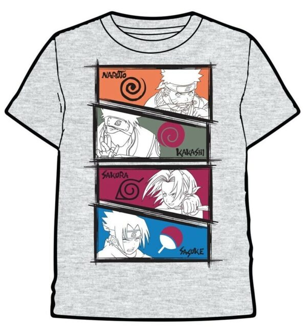 Naruto/Kakashi/Sakura/Sasuke Gris - Talla 6