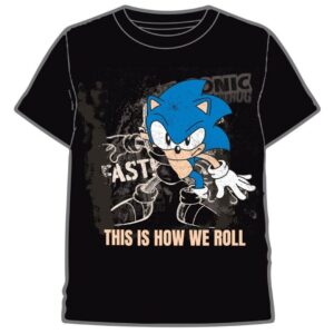 Sonic Roll Negro - Talla 12