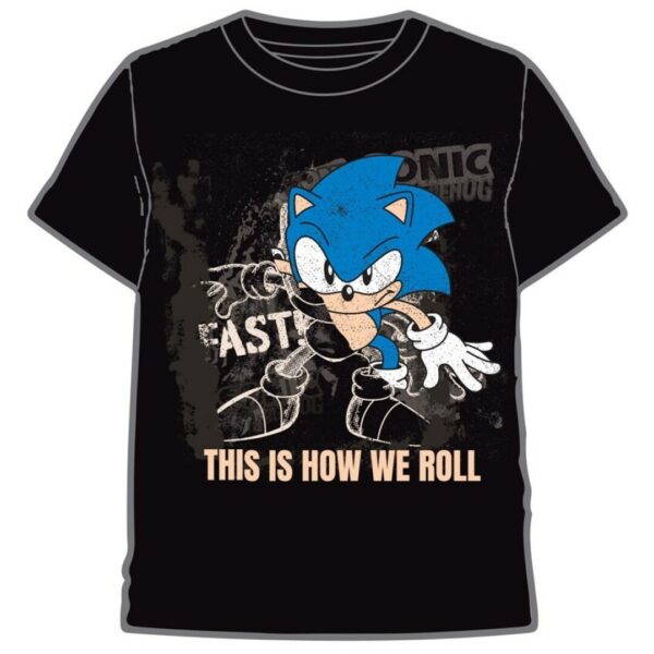 Sonic Roll Negro - Talla 12