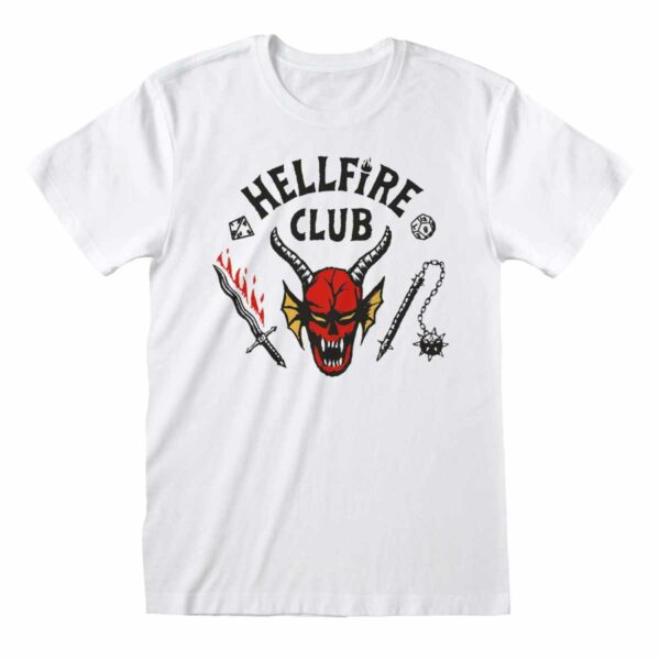 Hellfire Club Logo White - Talla S