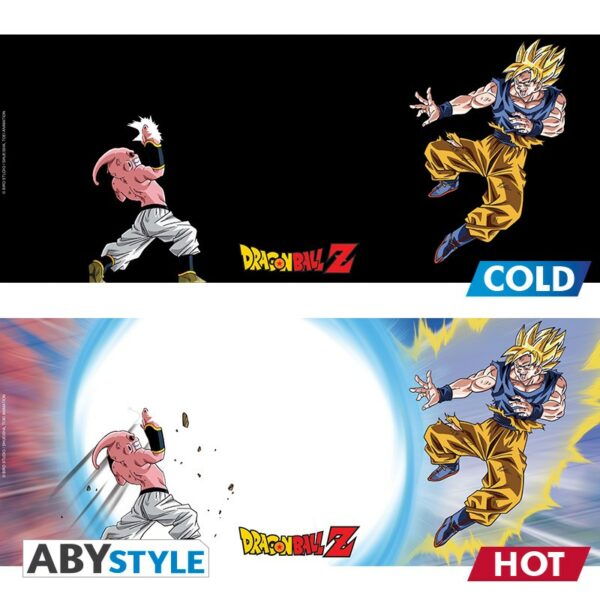 DRAGON BALL - Mug Heat Change - 460 ml - DBZ/ Goku VS Buu