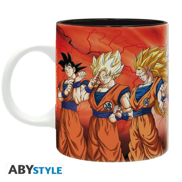 DRAGON BALL SUPER - Mug - 320 ml -Goku transformations