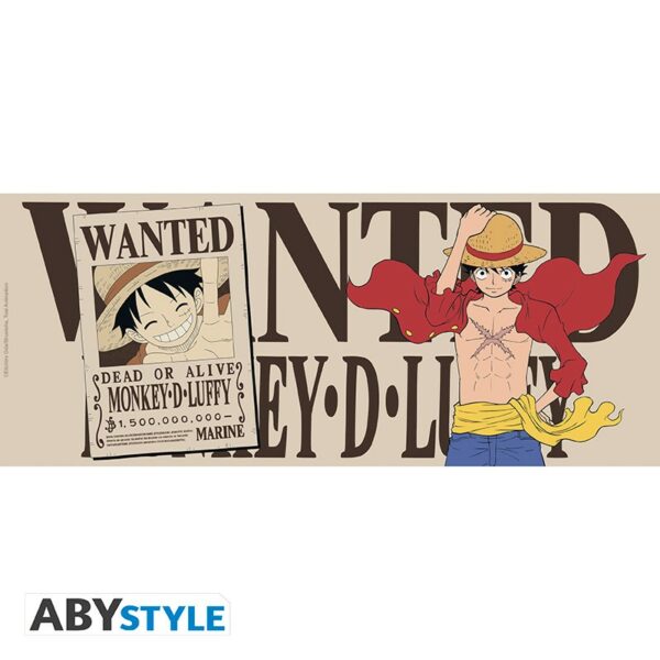 ONE PIECE - Mug - 460 ml - Luffy & Wanted