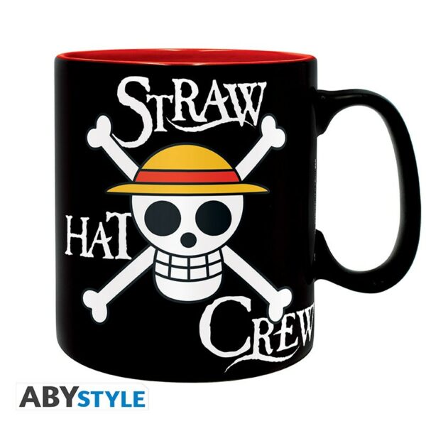 ONE PIECE - Mug - 460 ml - Luffy & Skull