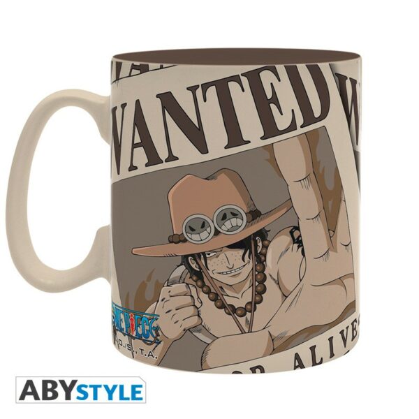 ONE PIECE - Mug - 460ml - Wanted Ace