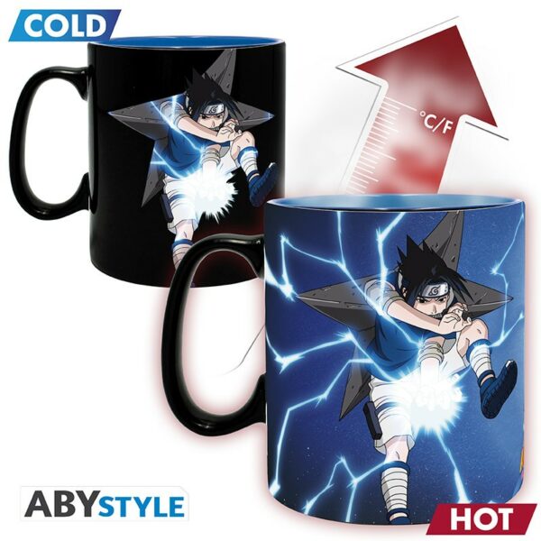 NARUTO - Mug Heat Change - 460 ml - Naruto & Sasuke