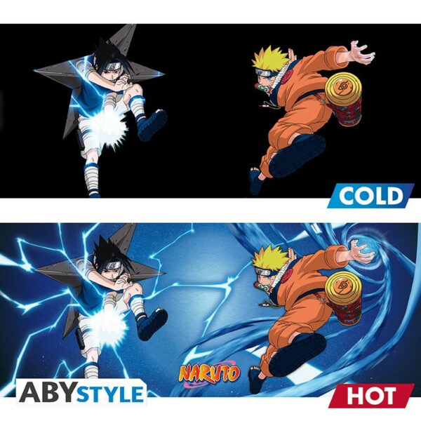 NARUTO - Mug Heat Change - 460 ml - Naruto & Sasuke