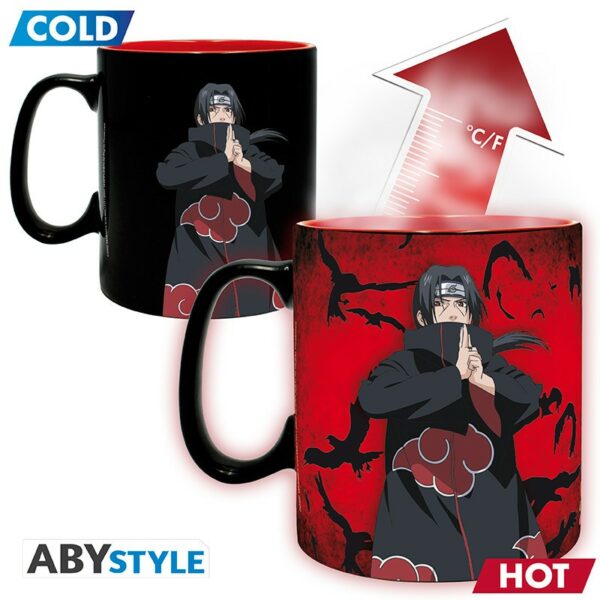 NARUTO SHIPPUDEN - Mug Heat Change - 460 ml - Kakashi/Itachi