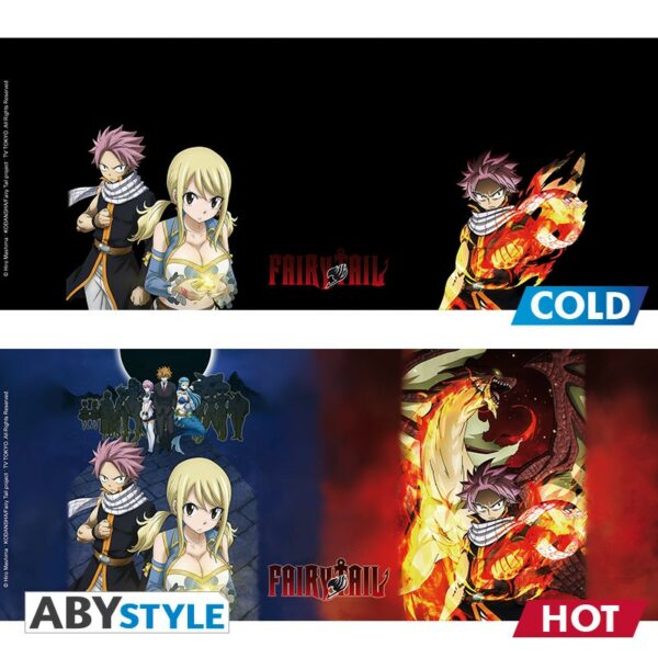 FAIRY TAIL - Mug Heat Change - 460 ml - Natsu & Lucy