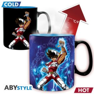 SAINT SEIYA - Mug Heat Change - 460 ml - Pegasus vs Pope