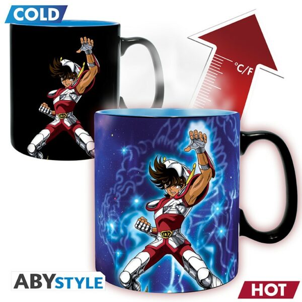 SAINT SEIYA - Mug Heat Change - 460 ml - Pegasus vs Pope