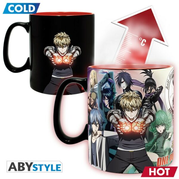 ONE PUNCH MAN - Mug Heat Change - 460 ml - Heroes