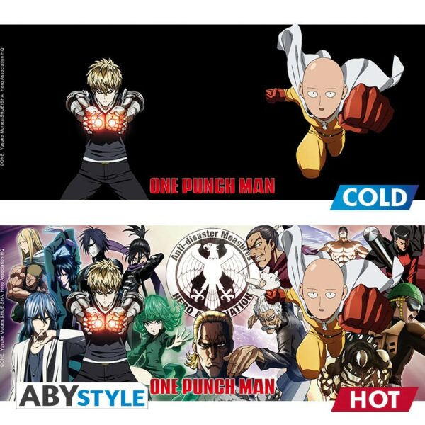 ONE PUNCH MAN - Mug Heat Change - 460 ml - Heroes