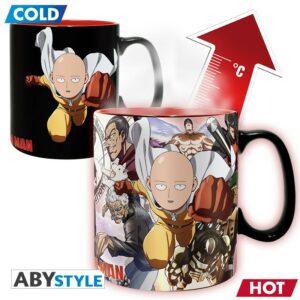 ONE PUNCH MAN - Mug Heat Change - 460 ml - Heroes