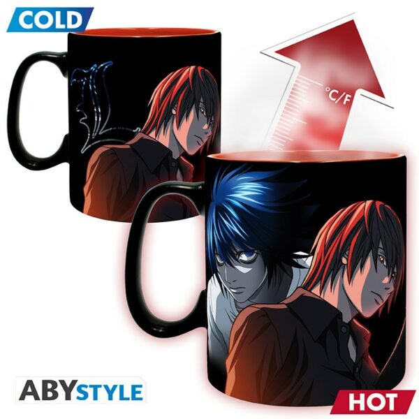 DEATH NOTE - Mug Heat Change - 460 ml - Kira & Ryuk