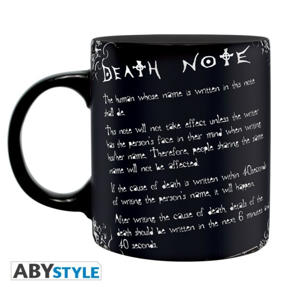 DEATH NOTE - Mug - 320 ml - L & rules