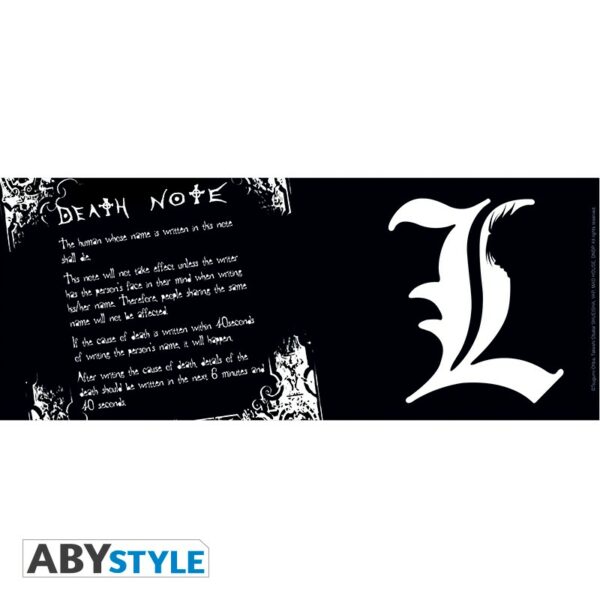 DEATH NOTE - Mug - 320 ml - L & rules