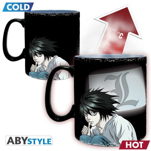 DEATH NOTE - Mug Heat Change - 460 ml - Kira & L