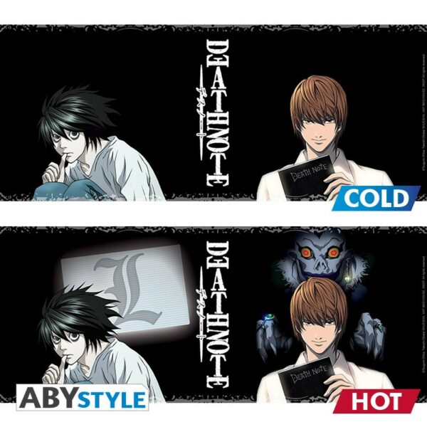 DEATH NOTE - Mug Heat Change - 460 ml - Kira & L