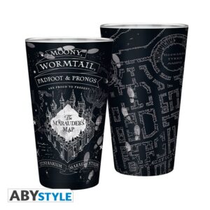 HARRY POTTER - Large Glass - 400ml - Marauder´s map