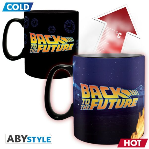 BACK TO THE FUTURE - Mug Heat Change - 460 ml "Time Machine"