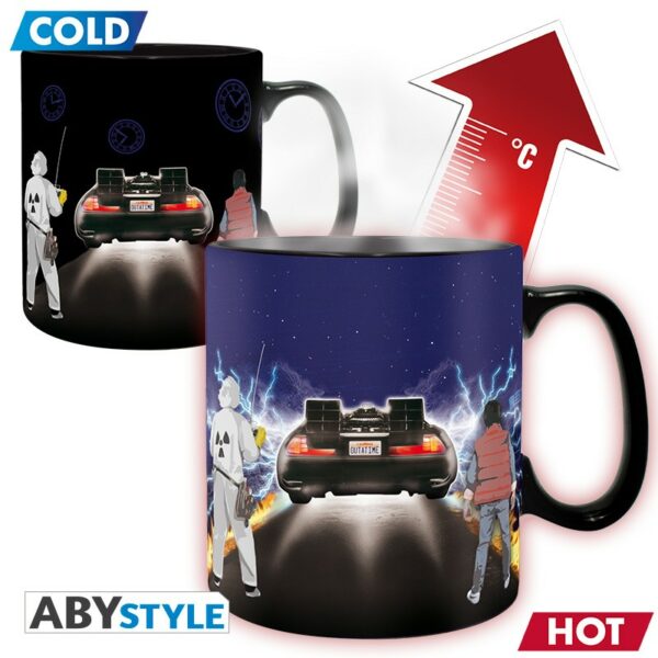 BACK TO THE FUTURE - Mug Heat Change - 460 ml "Time Machine"