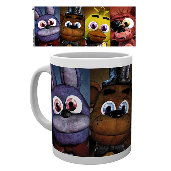 FIVE NIGHTS AT FREDDY´S - Mug - 320 ml - Faces