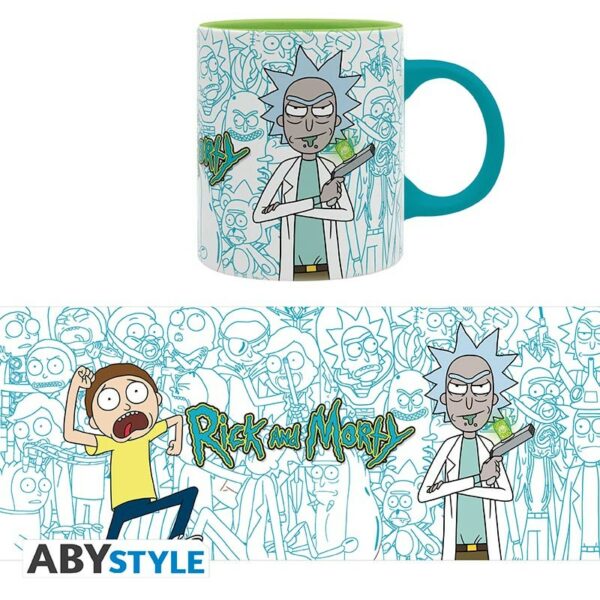 RICK AND MORTY - Mug - 320 ml - All Ricks and Mortys