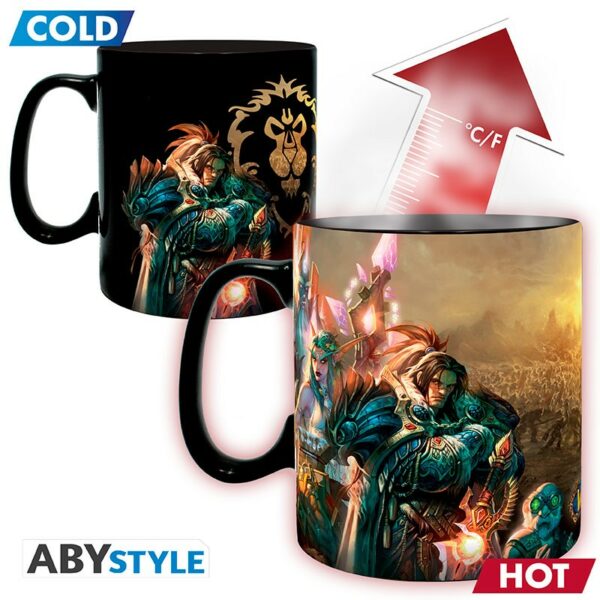 WORLD OF WARCRAFT - Mug Heat Change - 460 ml - Azeroth