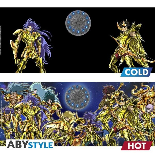 SAINT SEIYA - Mug Heat Change - 460 ml - Gold Saints