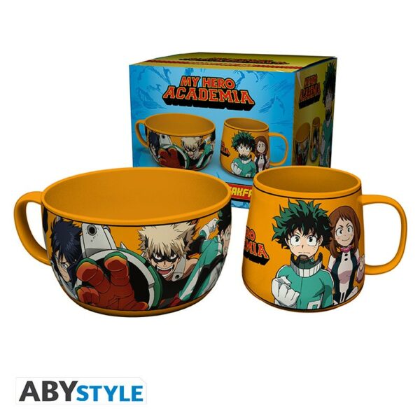 MY HERO ACADEMIA - Breakfast Set Mug + Bowl - Heroes