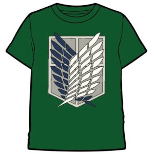 Ataque a los Titanes Logo Verde - Talla XL