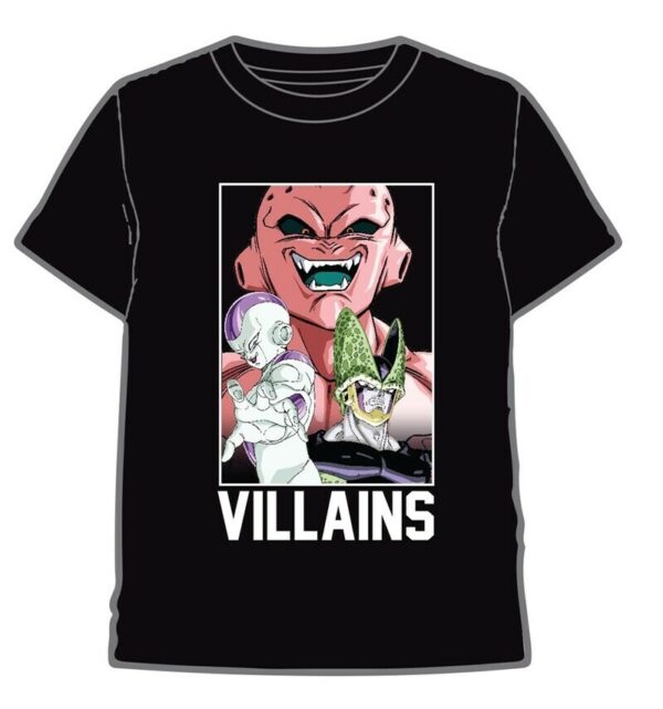 Dragon Ball Villanos Negro - Talla XXL