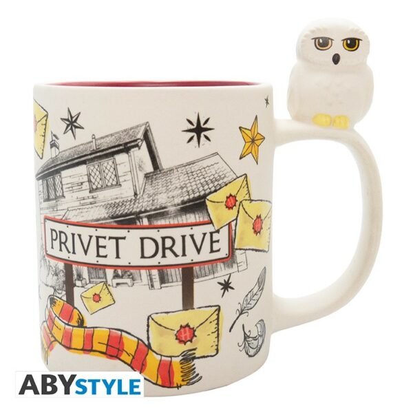 HARRY POTTER - Mug 3D handle - Hedwig & Privet Drive