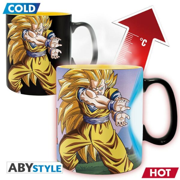 DRAGON BALL - Mug Heat Change - 460 ml - DBZ/Kamehameha