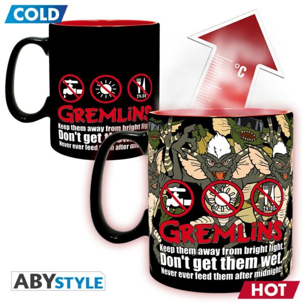 GREMLINS - Mug Heat Change - 460 ml - Don´t get them wet