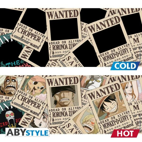 ONE PIECE - Mug Heat Change - 460 ml - Wanted