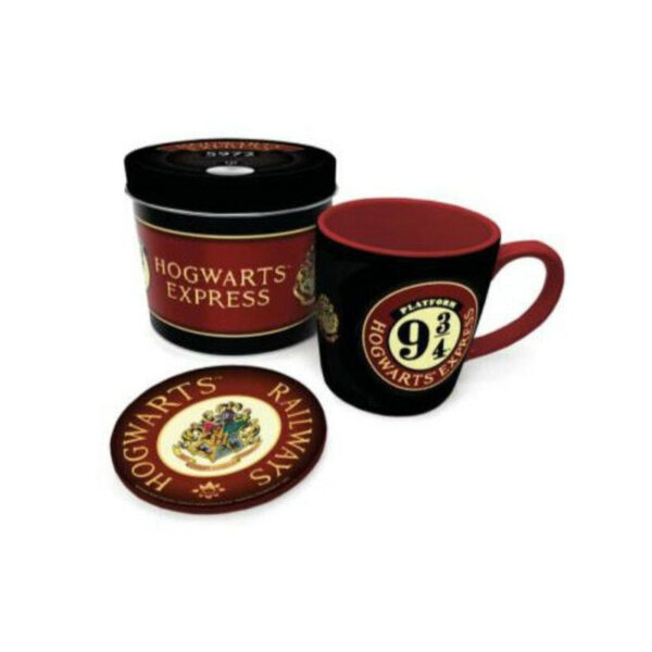 Harry Potter (Crest Platfrom 9 3/4) Gift Set (Mug & Coaster in Gift Tin