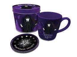 Wednesday (Nightshades & Ravens) Mug & Coaster in Gift Tin