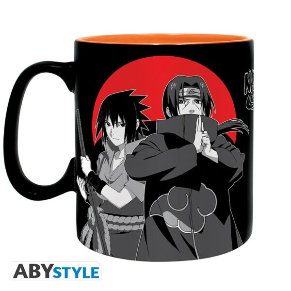 NARUTO SHIPPUDEN - Mug - 460 ml - Group black & white