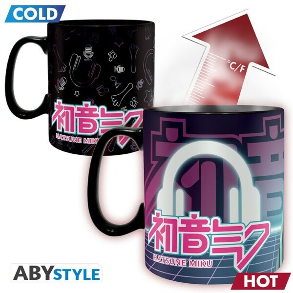 HATSUNE MIKU - Mug Heat Change - 460 ml - See