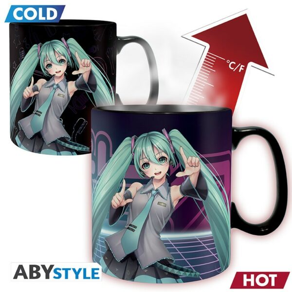 HATSUNE MIKU - Mug Heat Change - 460 ml - See