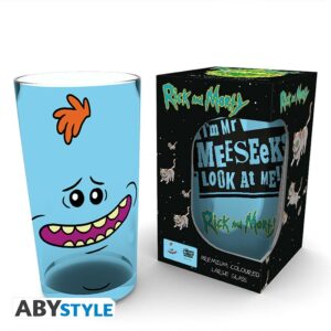 RICK AND MORTY - Large Glass - 400ml - Meeseeks