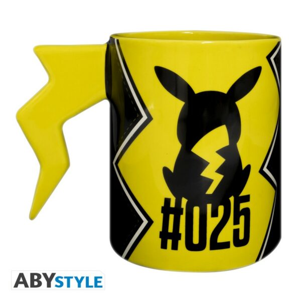 POKEMON - Mug 3D handle - Pikachu lightening bolt